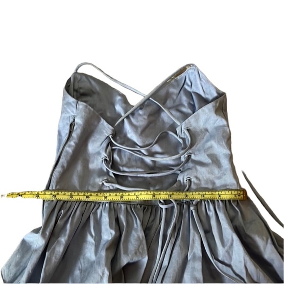 Handmade Blue Babydoll Mini dress S - Picture 9 of 10